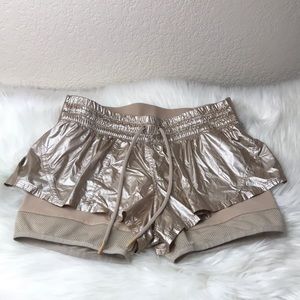 Stella McCartney Adidas Metallic Mesh Shorts
